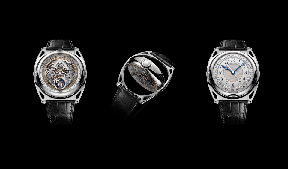 It speaks a lot for De Bethune’s watchmaking expertise when it unveils the DB Kind of Two Jumping GMT which features two dials to mark its 20th anniversary this year.