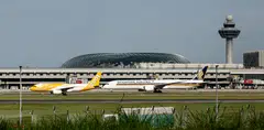 Singapore Airlines and Scoot carried about 3.6 million passengers in total last month.