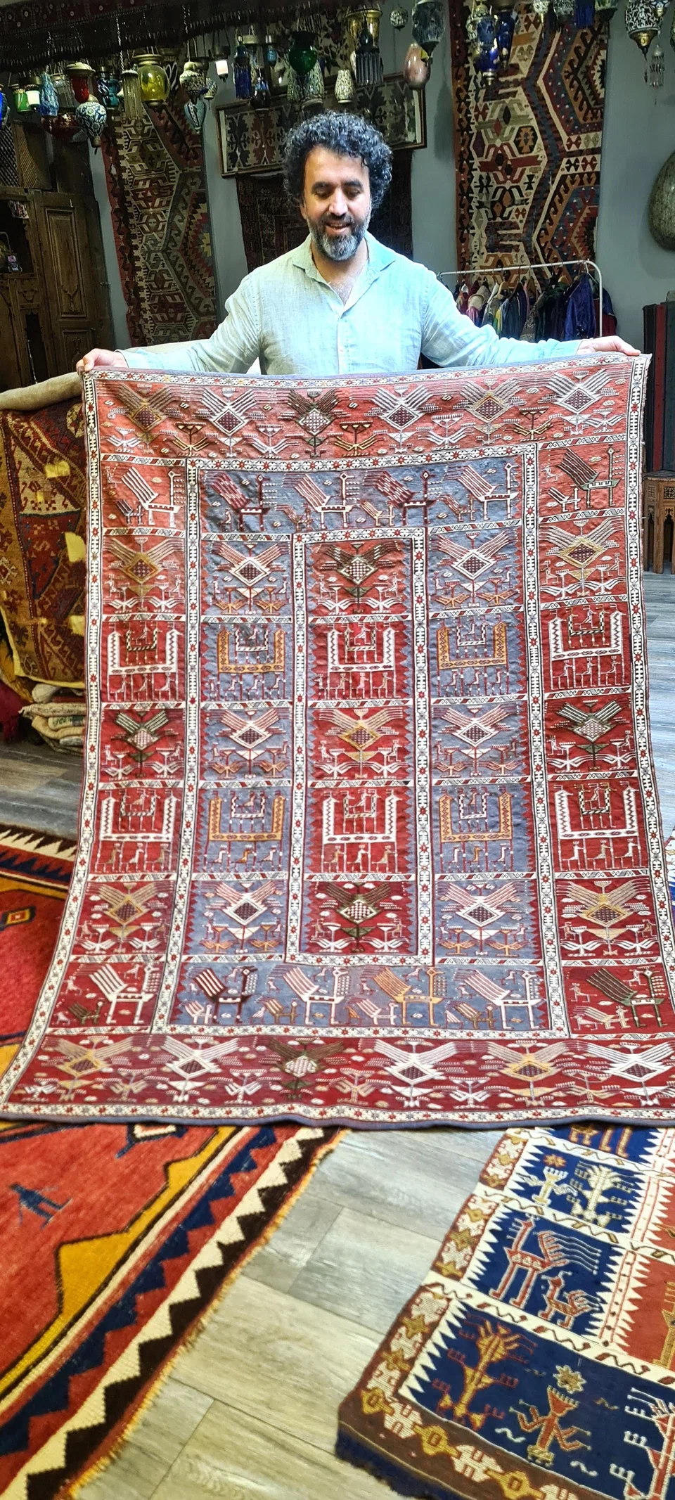 Don't leave Turkey without a vintage handwoven rug.