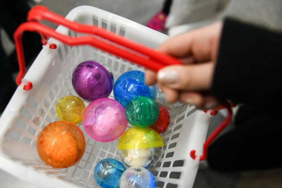 Bandai’s machines are called gashapon in Japanese, because of the gasha sound the machine makes before spitting out a surprise into the tray with a pon.