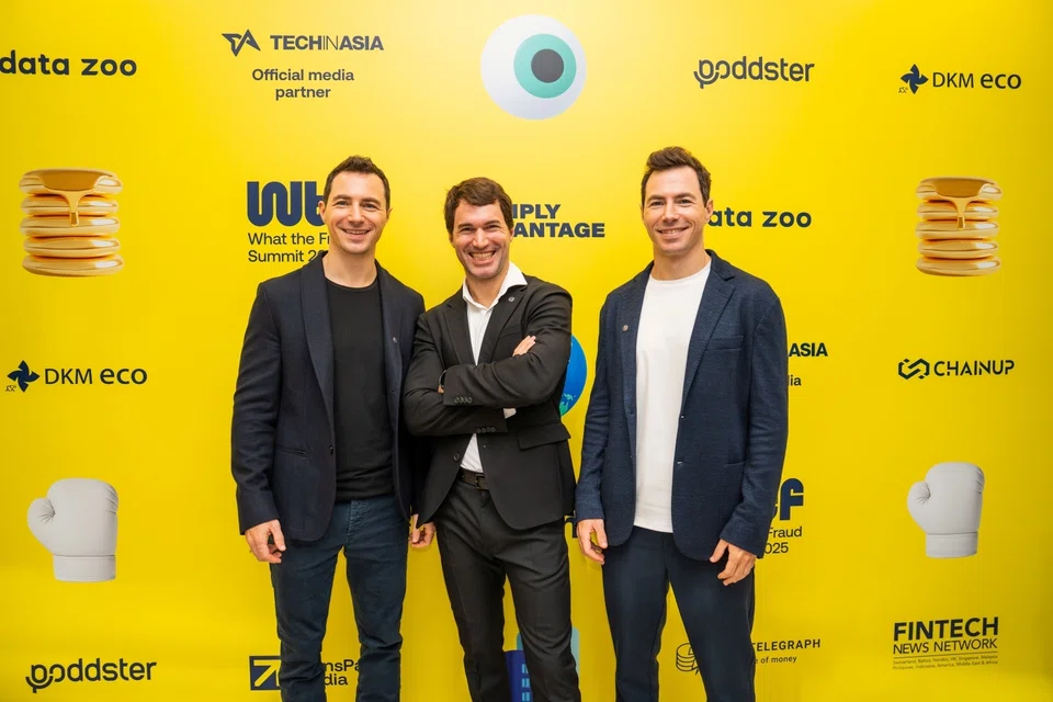 (From left) Brothers Peter, Andrew and Jacob Sever founded Sumsub after learning how traditional verification systems struggled with accuracy, and slowed onboarding and compliance processes.