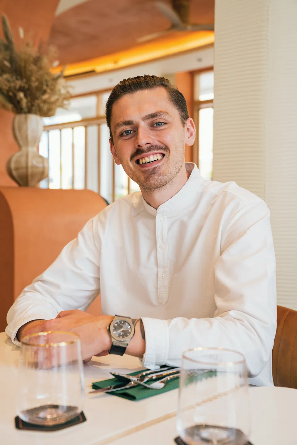 Cafe Natsu chef-owner Lewis Barker.