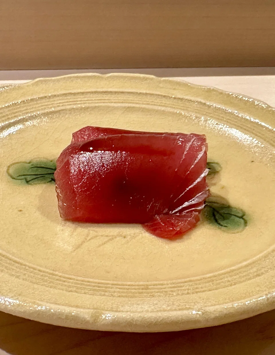 Tuna comes from famed Tokyo supplier Yamayuki.