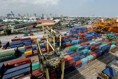 Thailand's GDP fell 0.6 per cent in the October to December quarter on a seasonally adjusted basis, the planning agency said on Monday, down from a revised 0.6 per cent rise in the third quarter. 