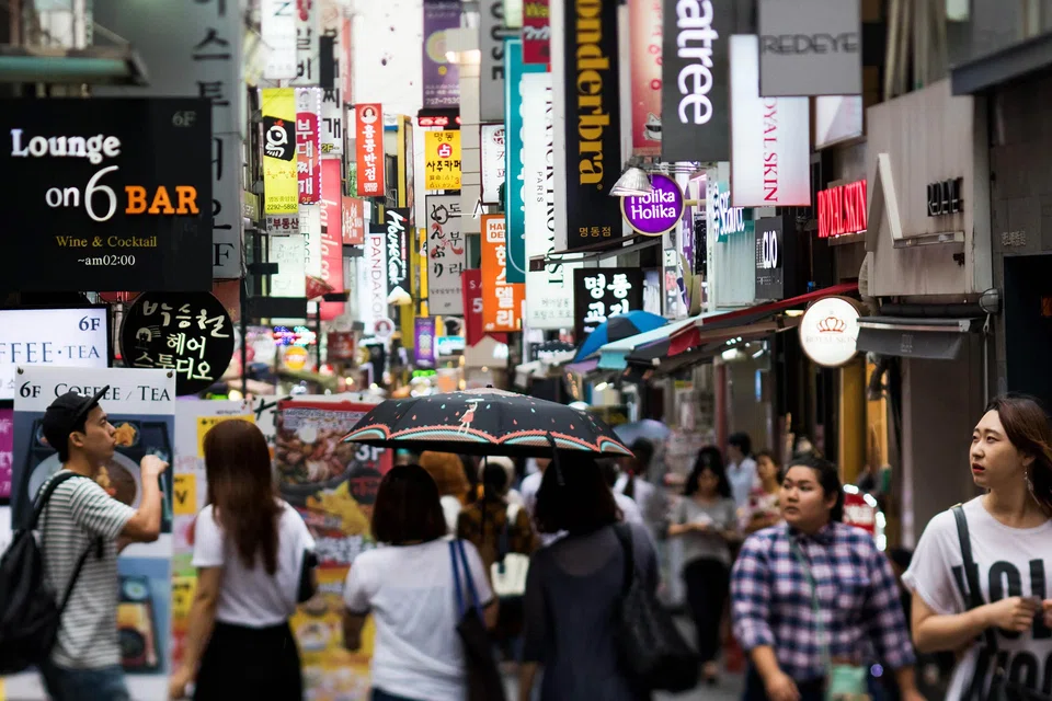 Risks for South Korea include a slowdown among trading partners, geo-economic tensions and rising commodity prices due to Mideast conflicts.