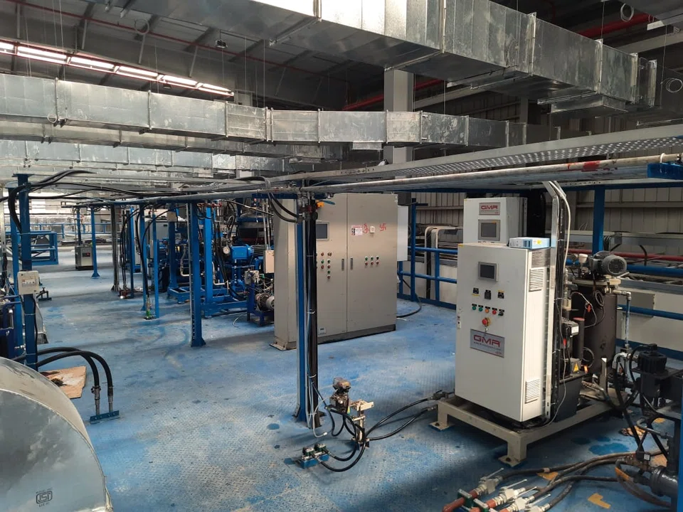 In 2021, Rim Polymers begins work to help one of a major polyurethane steering wheel manufacturer shift and re-install their manufacturing lines into a new plant.