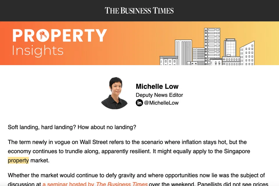 The Business Times' Property Insights newsletter (Feb 21, 2023)