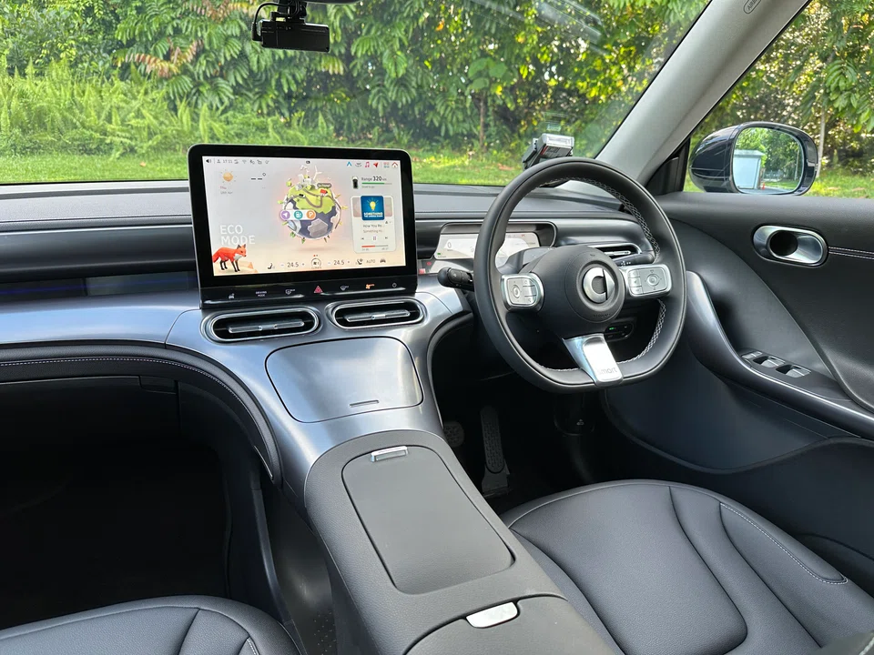 There’s clear Mercedes DNA in the driver's cabin, in the way the dashboard looks and feels.