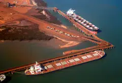 Export volumes of iron ore lumps and iron ore fines to China jumped 24.3 per cent and 17.7 per cent respectively from a month earlier.