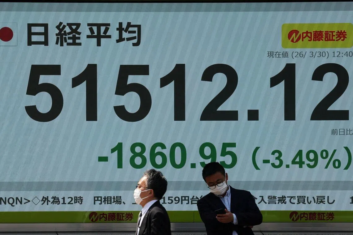 Japan’s Nikkei advances 4.8% as at 9.08 am and South Korea’s Kospi index rises 5.2% as at 9.07 am. 