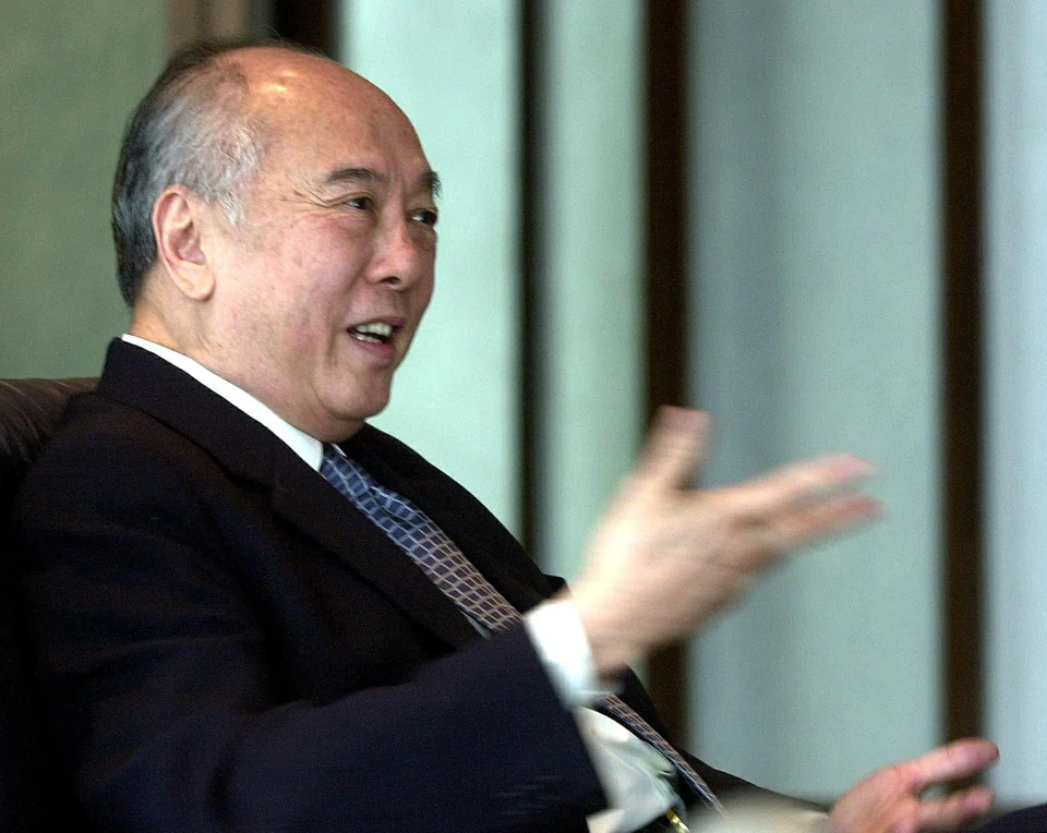 Wee Cho Yaw, the late patriarch of UOB, pictured in 2001. The family’s holding companies, including CY Wee & Co, are now wholly owned by Wee’s wife, three sons and two daughters.