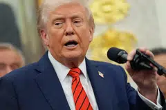 Days earlier, the US leader has threatened an additional 100% tariff on Chinese products after Beijing vowed to exert broad controls on the minerals.