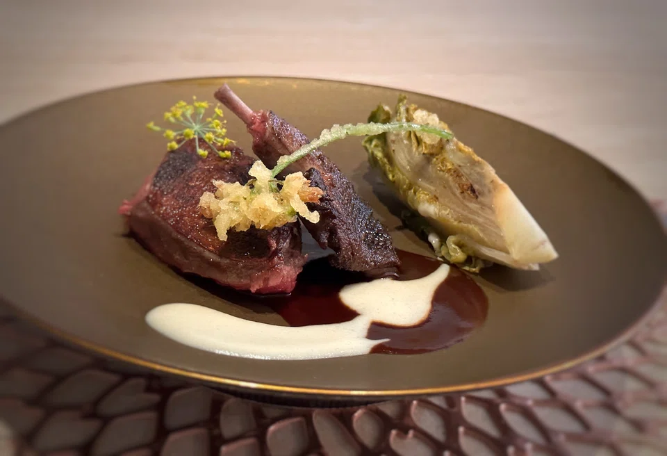 Chaleur's signature pigeon is a highlight of the meal.