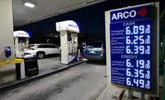 The average price of petrol was US$4.94 per gallon on Thursday, according to data from the American Automobile Association.