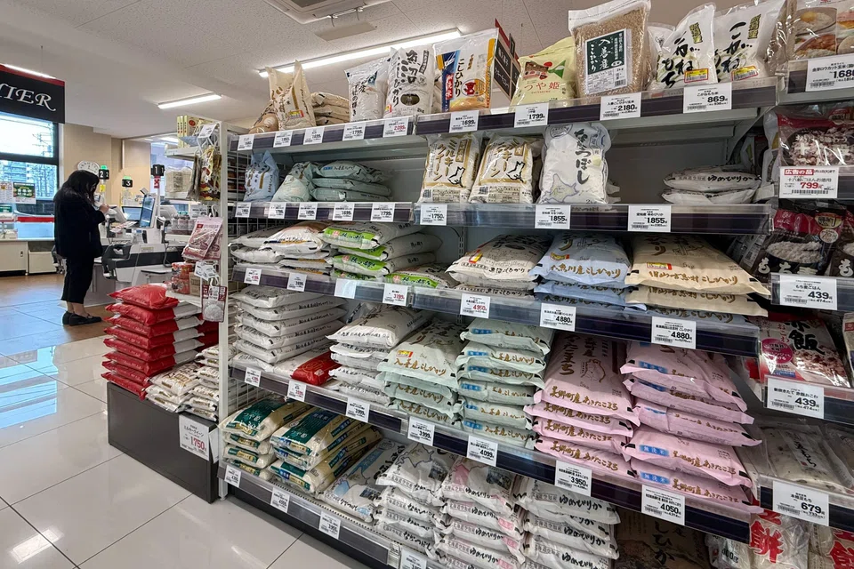 The latest average retail price of a 5 kg bag was 3,688 yen (S$32.20) according to a government survey in February, up from 2,023 yen last year.