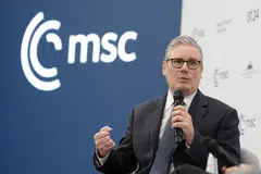 UK Prime Minister Keir Starmer says: “We are not at a crossroads today. The road ahead is straight and it is clear we must build our hard power, because that is the currency of the age.”