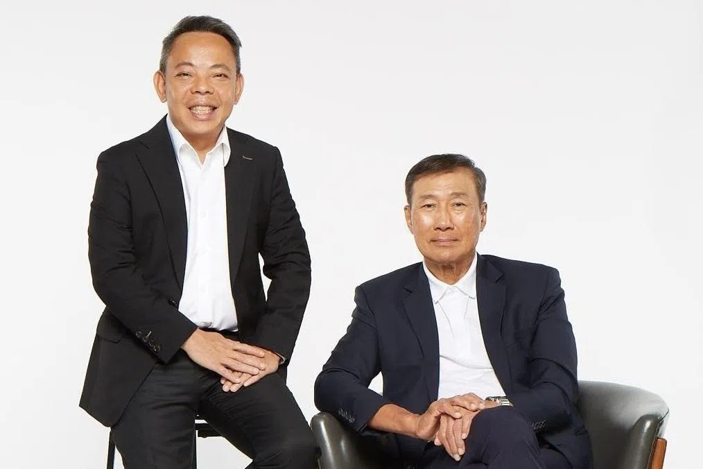 Kin executive director and CEO Vincent Chai (left) and executive chairman Ko Chee Wah. Chai says that Kin intends to leverage its sports event expertise to secure more projects across the broader events tourism space.