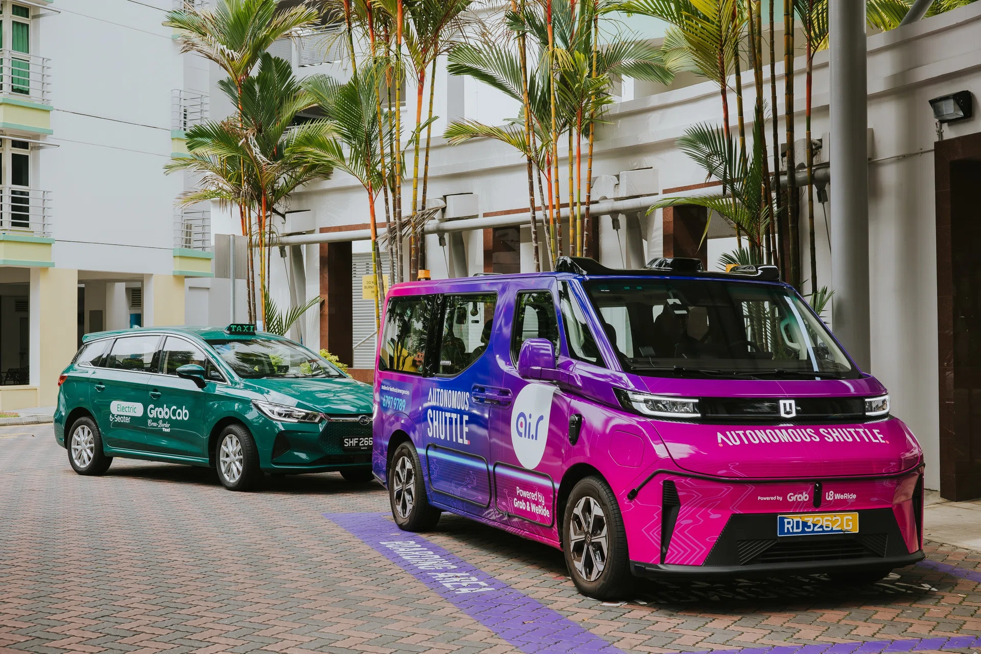 Grab to increase autonomous vehicle fleet to 50, eyes expansion beyond Punggol