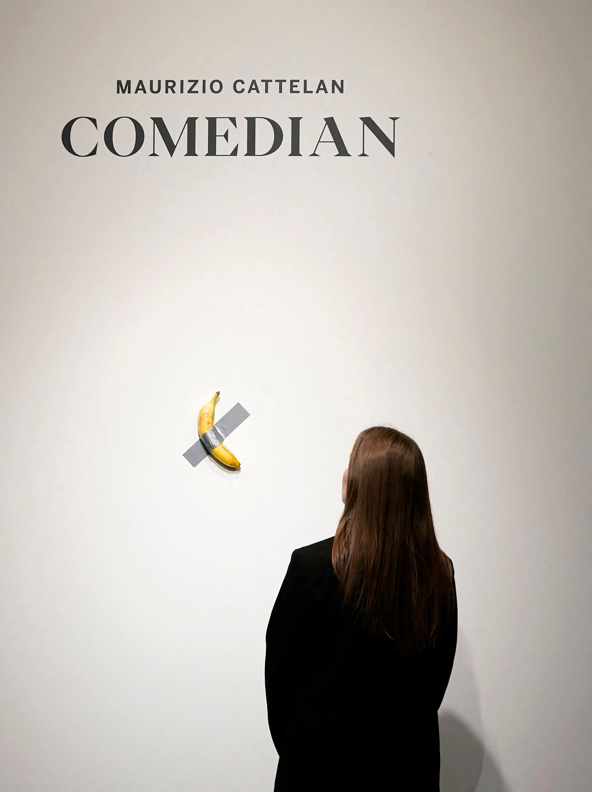 Banana taped to a wall sells for US$6.2 million in New York - The Business  Times