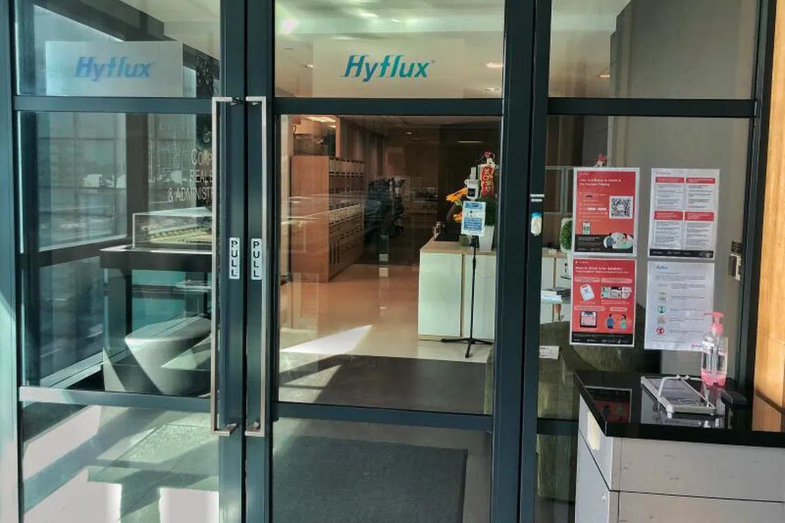 Hyflux was placed under judicial management in November 2020. 