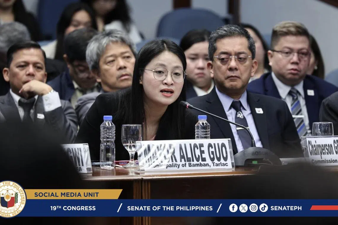 Alice Leal Guo, a former mayor of a town north of capital Manila, has been on the run since being linked to a Chinese-run online gambling centre where hundreds of people were forced to run scams or risk torture.