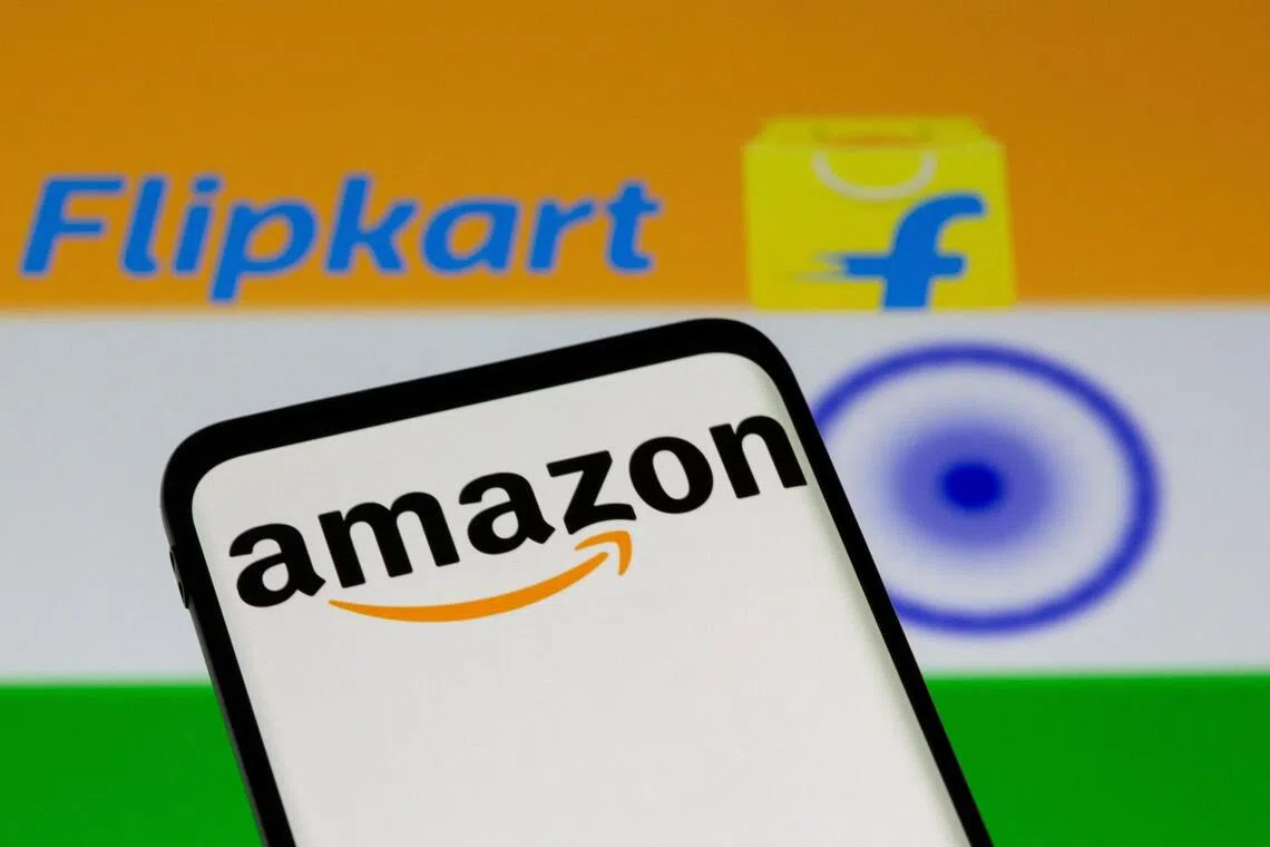 Both Amazon and Flipkart operate apps that rank among the top 10 platforms used to make payments via India’s Unified Payments Interface.
