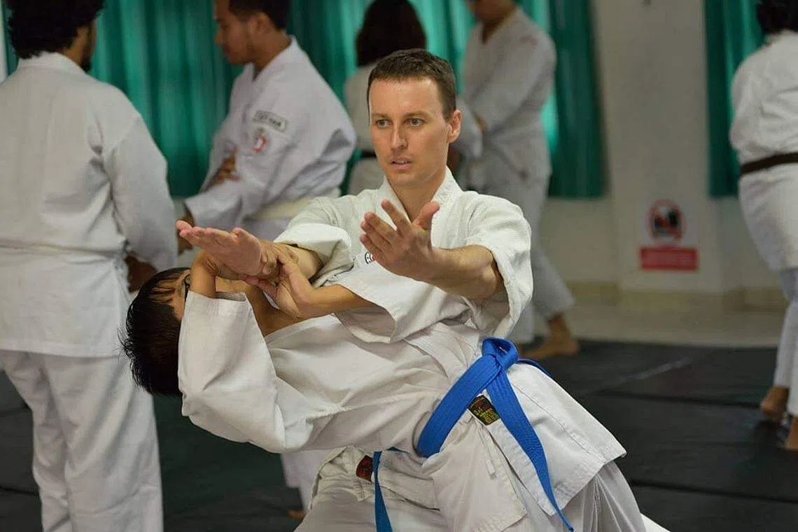 Training the mind with martial arts