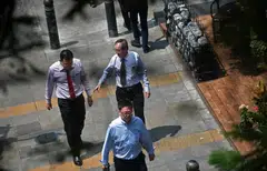 Employment was almost flat, rising just 0.02 per cent in the April-June quarter from a year earlier, after an annual 0.5 per cent fall in the prior quarter.