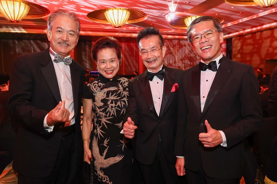 From left: Robert Yap, chairman, YCH Group; Leong Wai Leng, chairman, SP Group; Chia Ngiang Hong, group general manager, City Developments and Kok Ping Soon, CEO of Singapore Business Federation.
