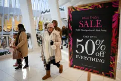 The US National Retail Federation estimated total turnout during the five-day stretch was 200.4 million, up nearly four million from the year-ago level.