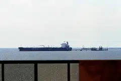An oil tanker near the Bajo Grande port in Venezuela. China has criticised the US quarantine on Venezuelan ports as “unilateral bullying”.