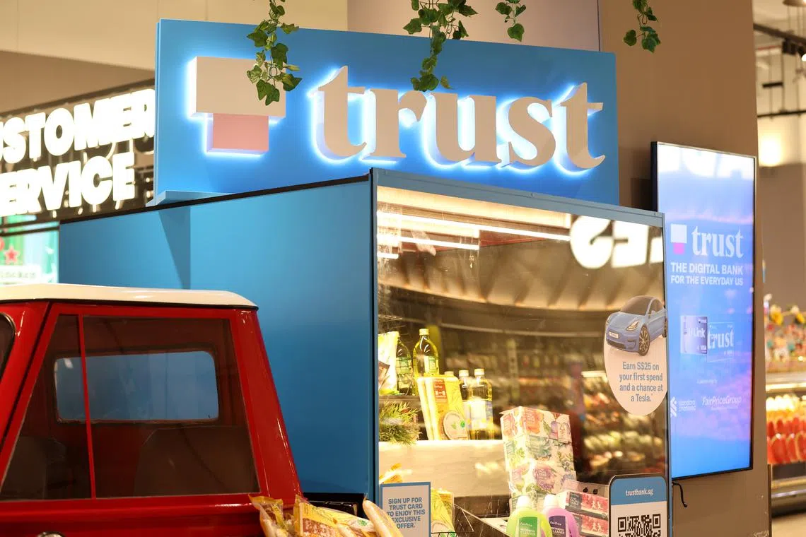 Standard Chartered in September launched Trust Bank, a digital bank partnership with FairPrice Group aimed at supporting financial inclusion with cost-effective and innovative products and rewards through a strong ecosystem.