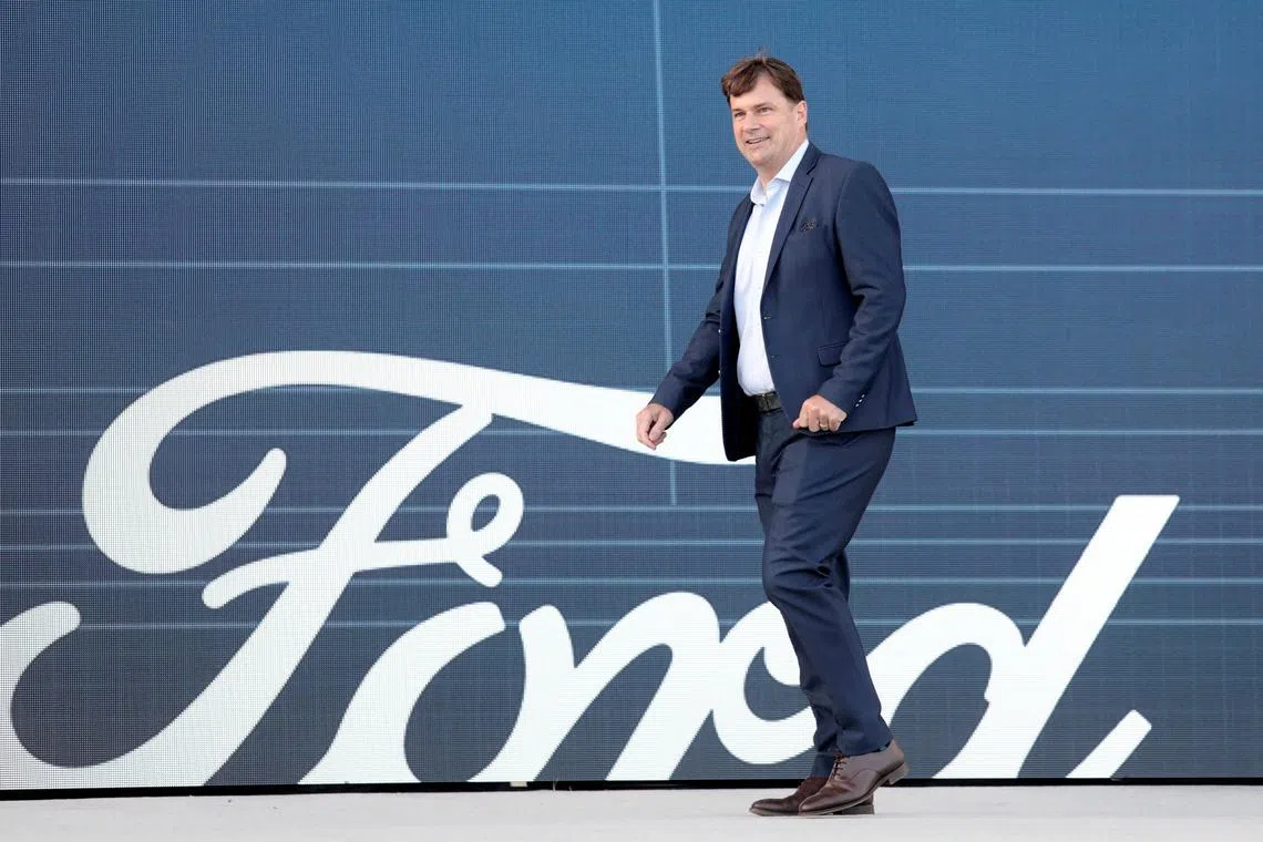 “This is a tremendous pivot for us, and we’re not going to make a tremendous pivot without doing a lot of homework to convince ourselves this is the exact right plan,” says chief executive officer Jim Farley in an interview. “I’m very confident.”