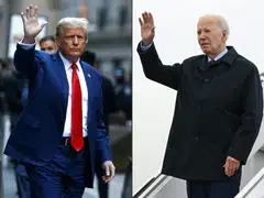 While former US president Donald Trump (left) has promised to debate, his opponent, incumbent President Joe Biden, has declined to commit to the three debates.