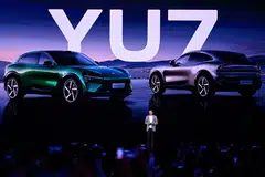 Lei Jun, CEO of Xiaomi, introduces the YU7 in Beijing. The vehicle is the complete package, says the writer – a stylish and tech-laden SUV with up to 835 km of driving range, all for an affordable price.
