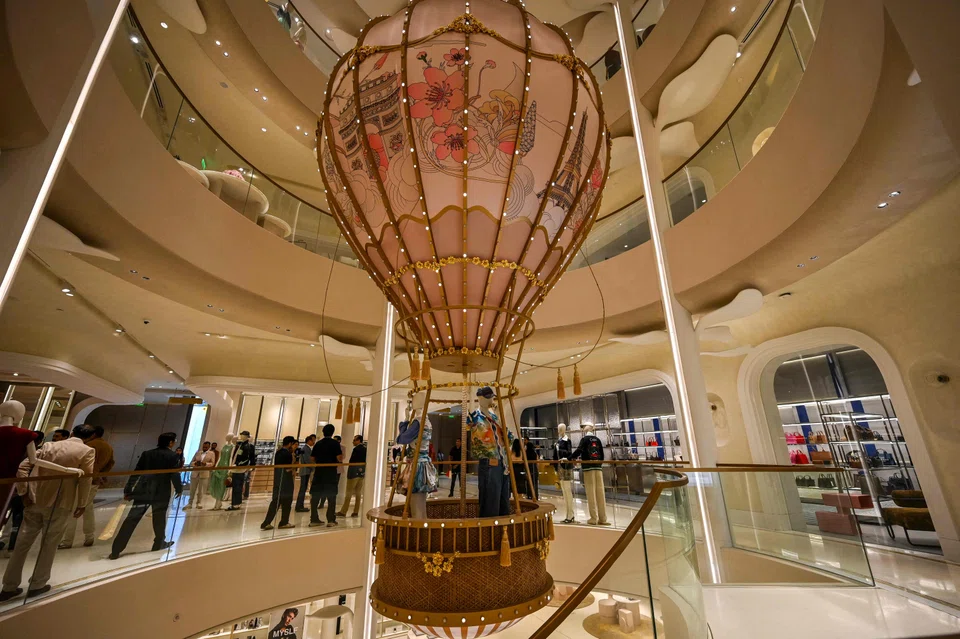 Galeries Lafayette opened its first Indian store on Sunday (Nov 16): a sprawling five-floor outlet in Mumbai, the country’s financial capital.
