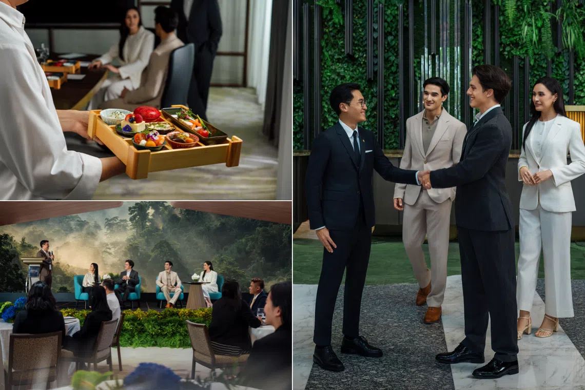 Parkroyal Collection Marina Bay, Singapore's green spaces, sustainable-led food options and eco-forward team activities offer a more considered setting for corporate events.