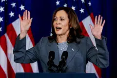 Media organisations are pointing to vice president Kamala Harris as a potential replacement. 