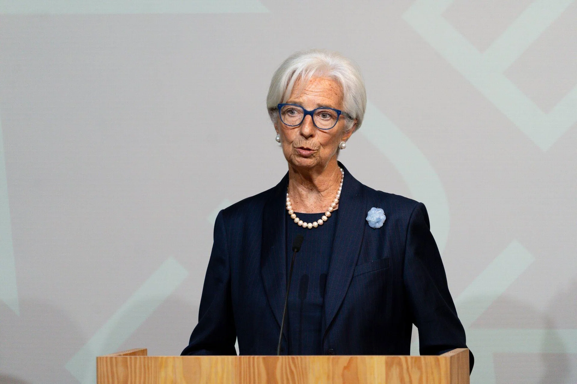 ECB to probably lift growth forecast next week, Lagarde says