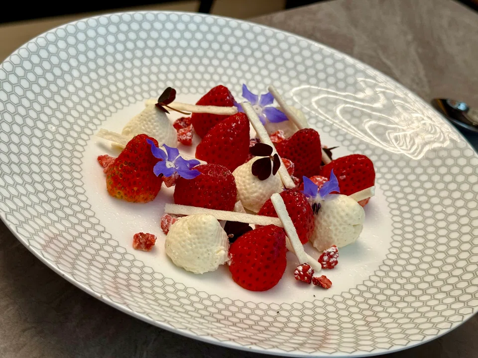 Chitose strawberries and cream.