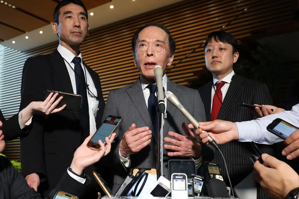 Bank of Japan governor Kazuo Ueda says he will not rule out raising interest rates in July as weakness in the yen pushes up import costs.