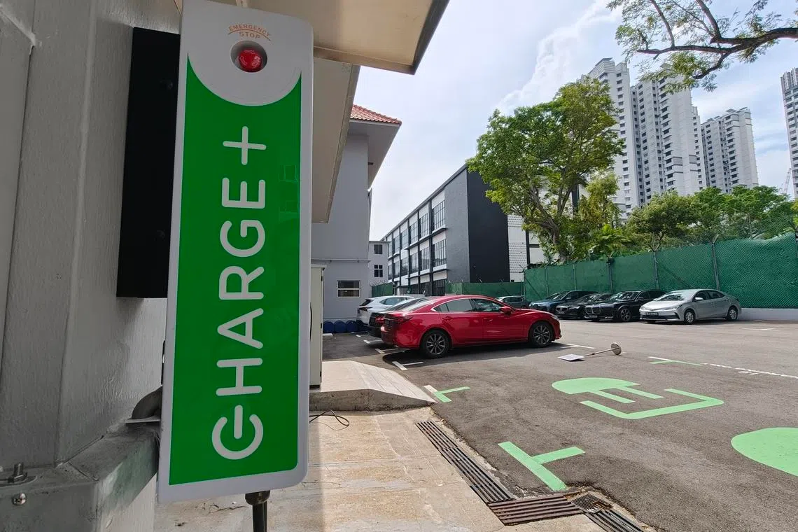 Charge+ has Singapore’s largest EV-charging network, with around 4,200 such charging points. 
