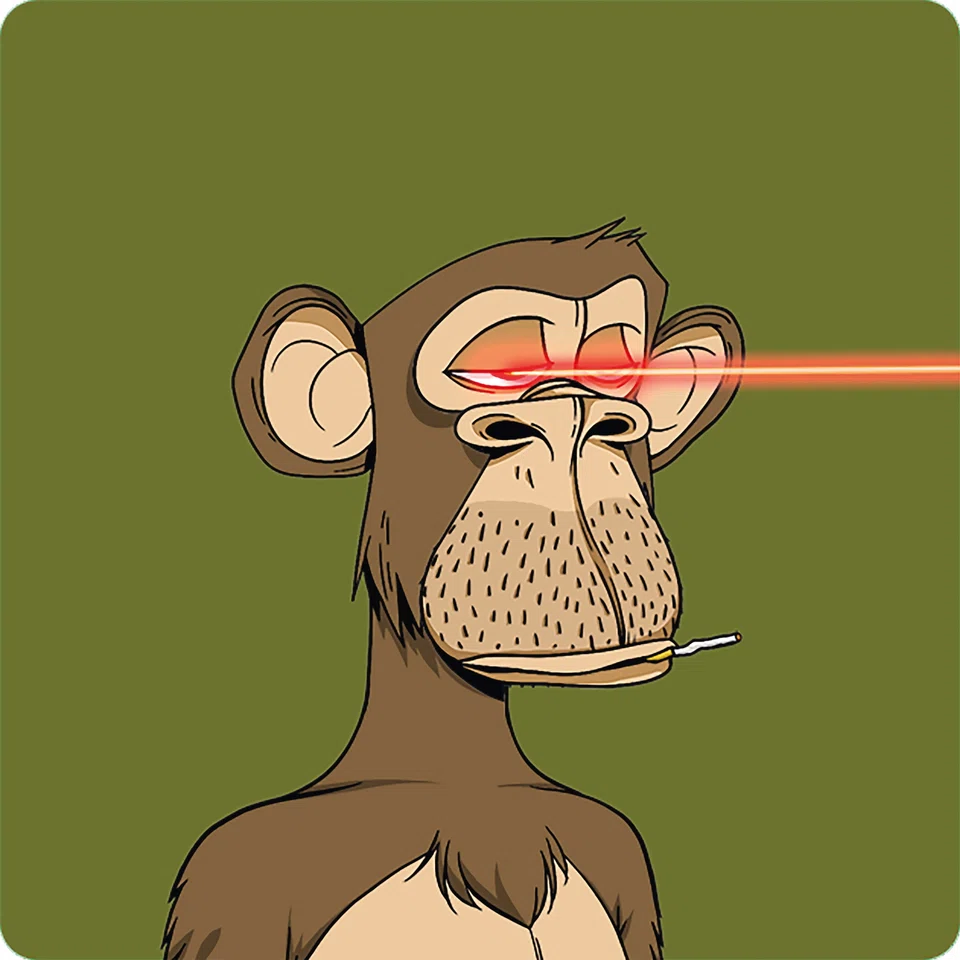 Bored Ape Yacht Club #4418, one of a set of 10,000 non-fungible tokens (NFTs) representing cartoon apes, made by the U.S.-based company Yuga Labs is seen in this image created in the digital space, May 1, 2021. Image created May 1, 2021. Property of Nexo/Handout via REUTERS THIS IMAGE HAS BEEN SUPPLIED BY A THIRD PARTY. NO RESALES. NO ARCHIVES. MANDATORY CREDIT