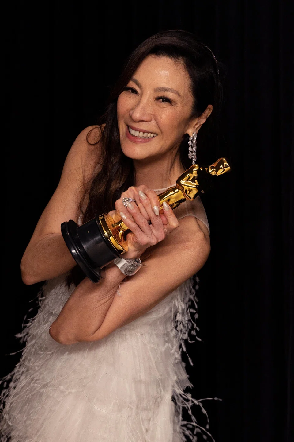Michelle Yeo won her first Oscar.
