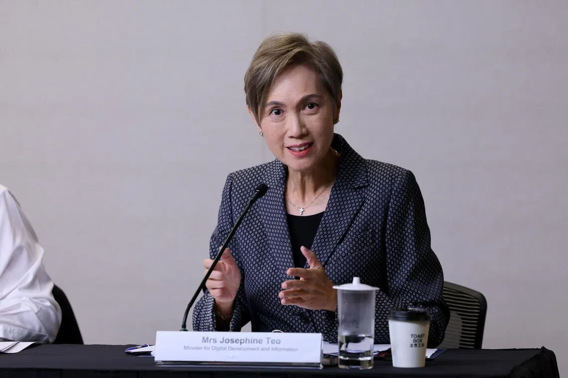 Minister of Digital Development and Information Josephine Teo noted that currently, 15 per cent of small and medium enterprises and about seven in 10 workers use AI in some way.
