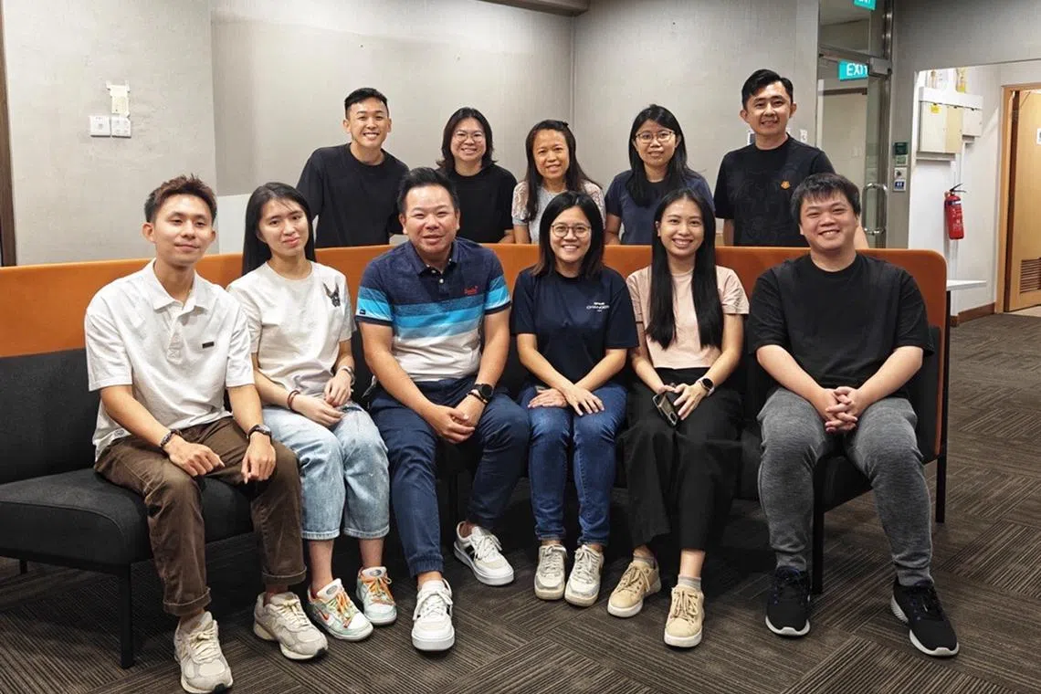 The team behind PSA Singapore's Intelligent Warehouse eXchange (iWX) platform.