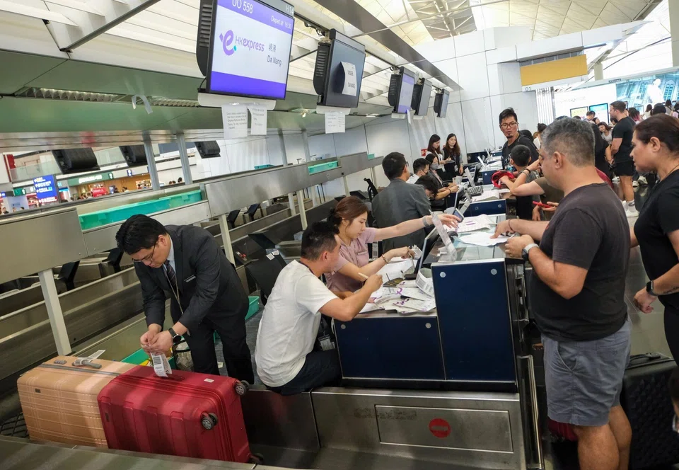 Airlines' passenger check-in systems have returned to normal, says Chinese state media CCTV. 