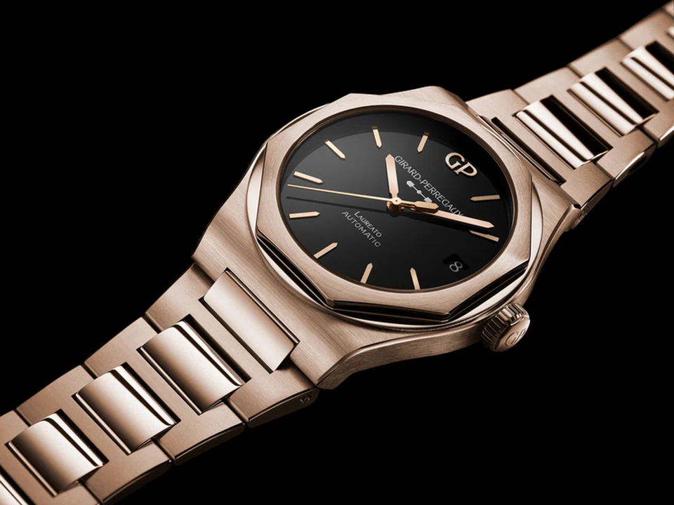 Laureato 42mm Pink Gold &amp; Onyx