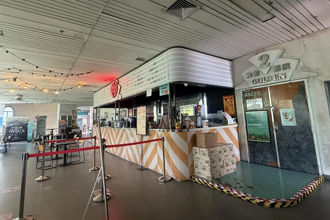 A property listing shows that The Projector's Golden Mile Tower premises are up for rent at S$33,000 a month.