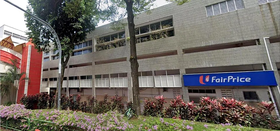 The FairPrice supermarket space at Block 166 Bukit Merah Central is part of the portfolio for sale.